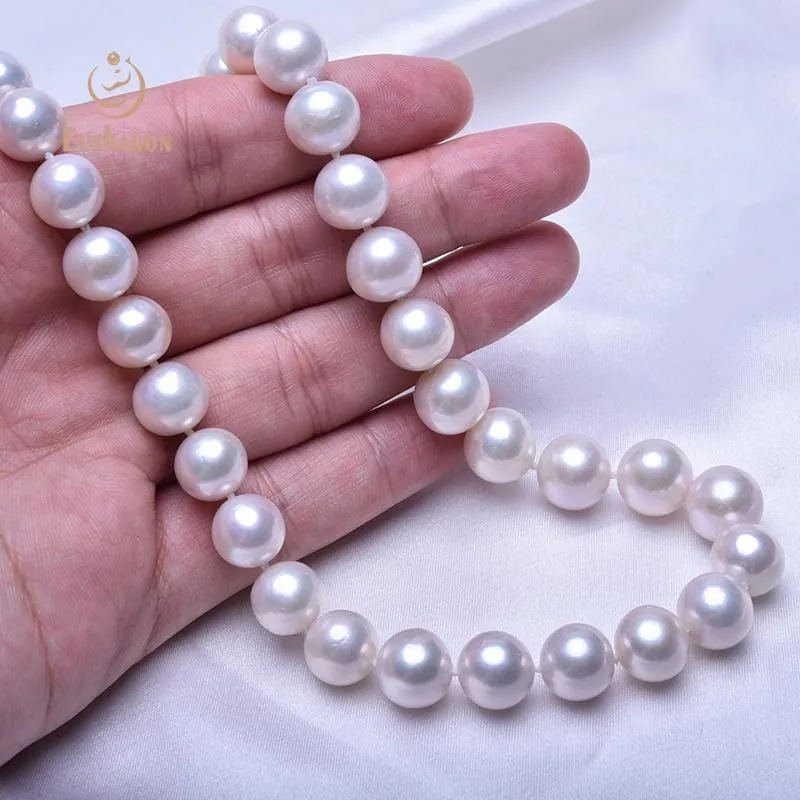 11-14mm AAA White Edison Pearl Necklace