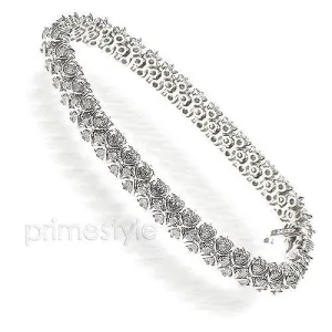 4.00-7.00 CT Round Cut Diamonds - Diamond Bracelet