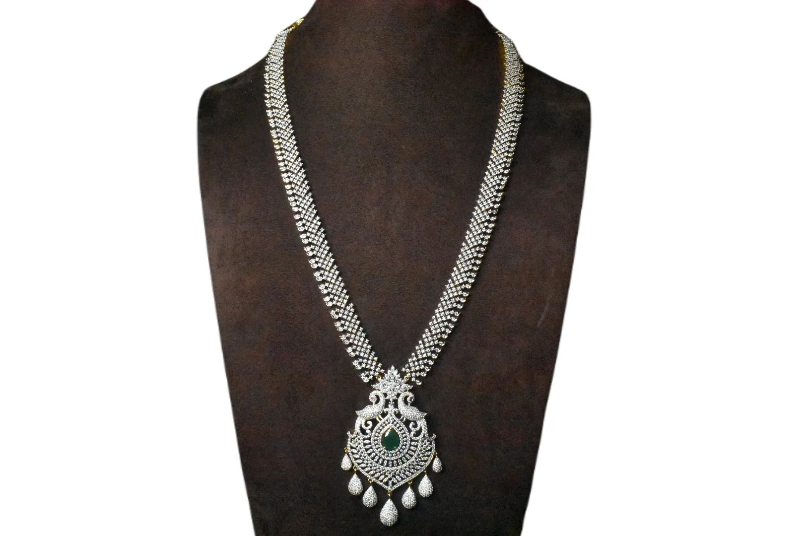 American Diamond Necklace Earring Set