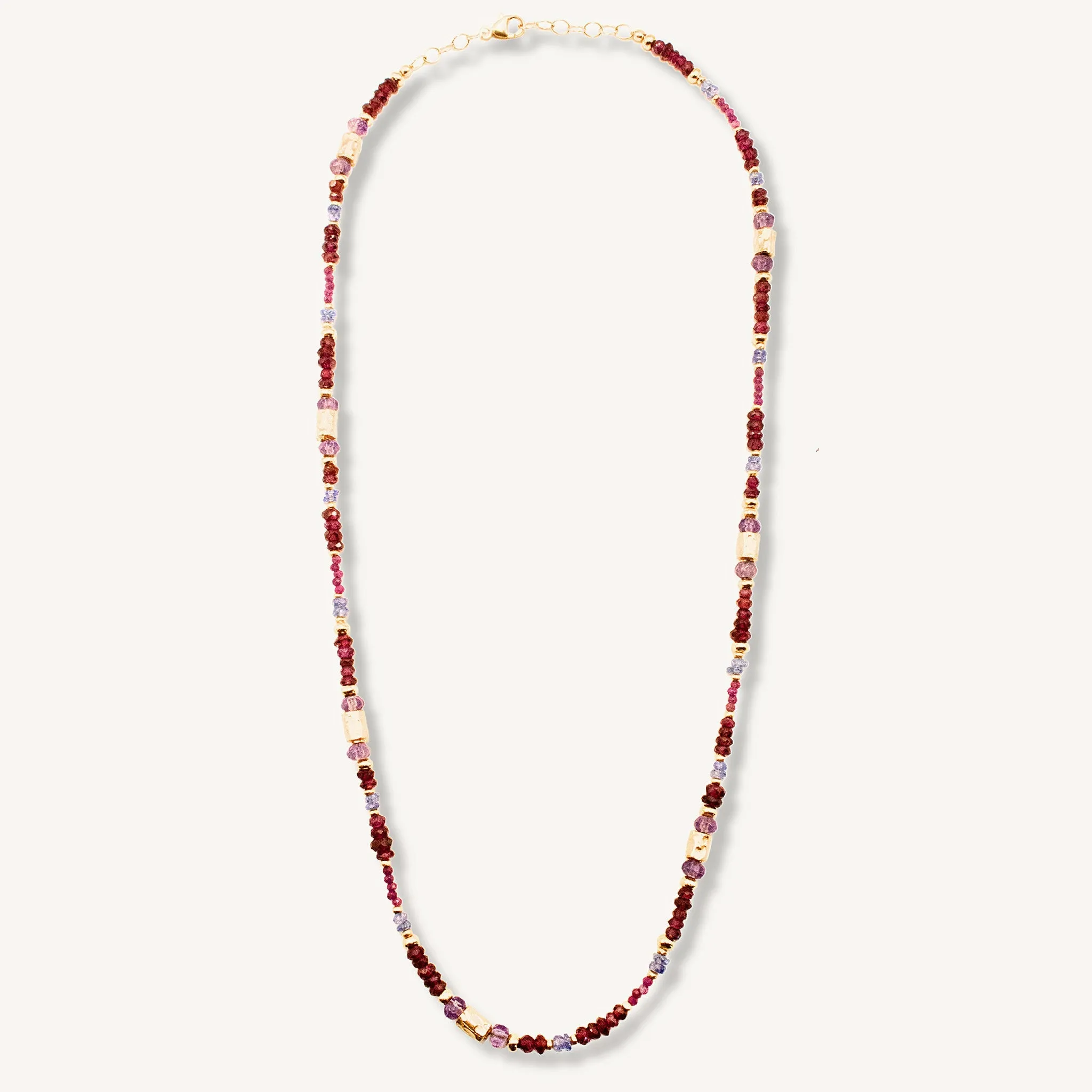 Amethyst Ruby Dusk Necklace