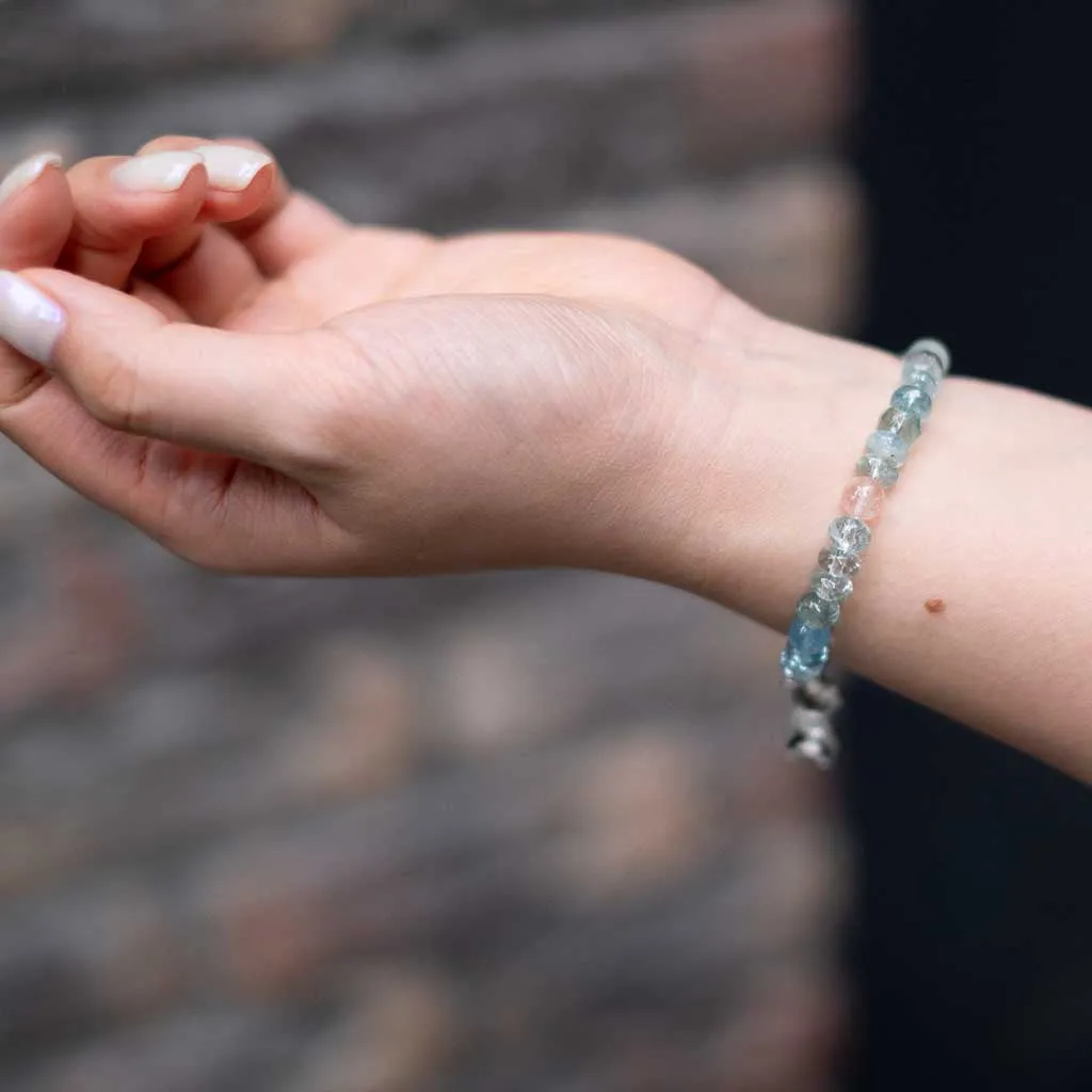 Aqua Baby - Aquamarine Morganite Bracelet