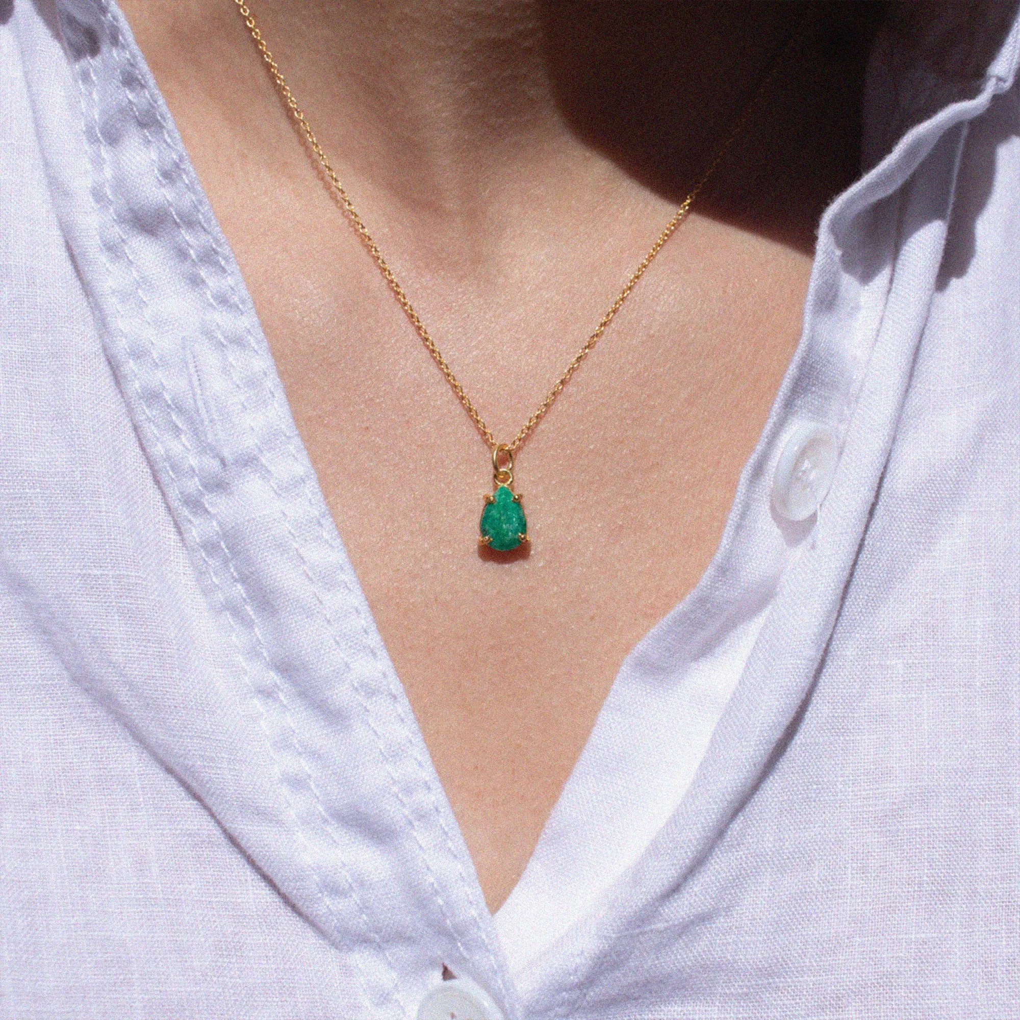 Aquarius Birthstone Necklace