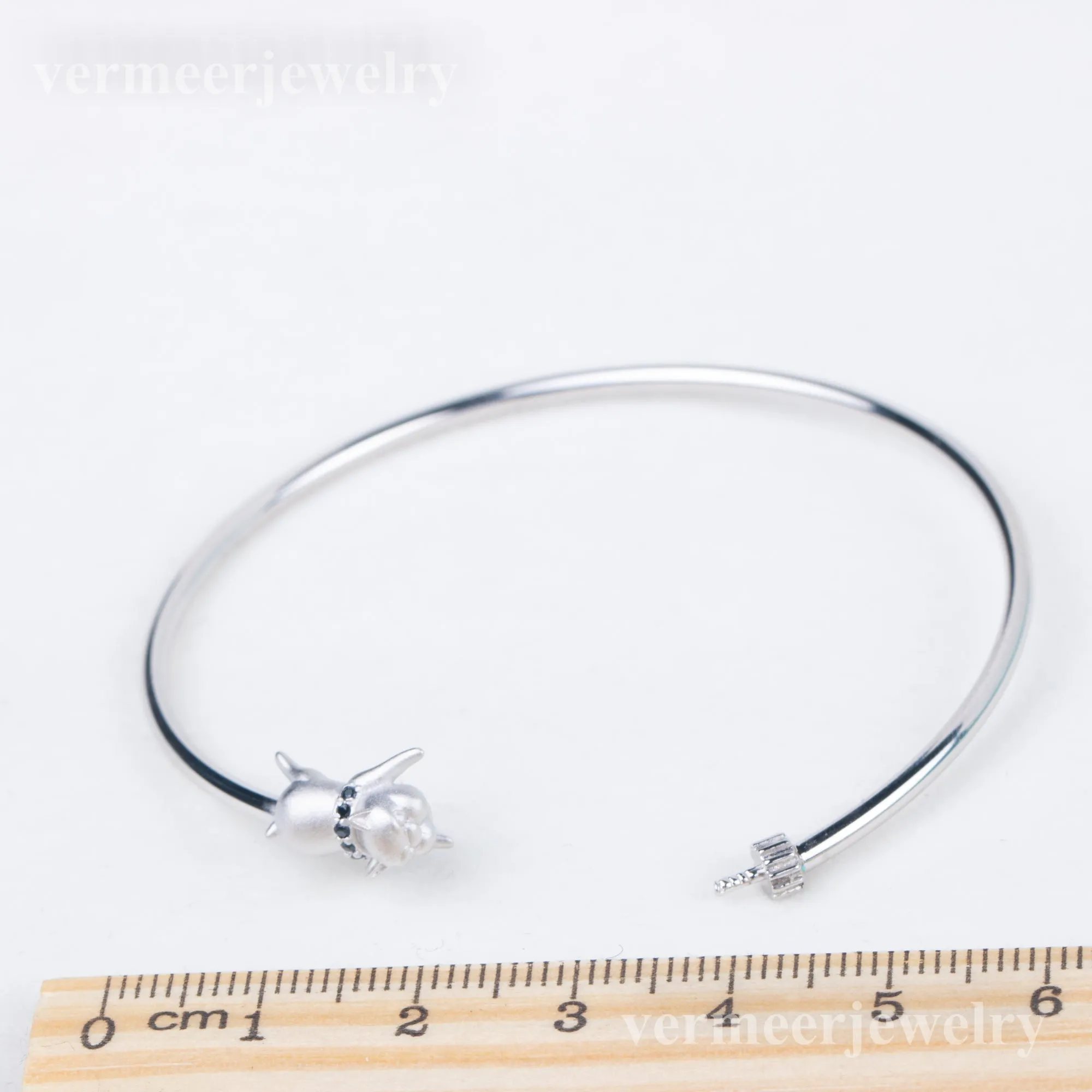 b040224  DIY 7-8mm Natural Freshwater pearl bracelet accessory 925 sterling silver adjustable chain bracelet for women