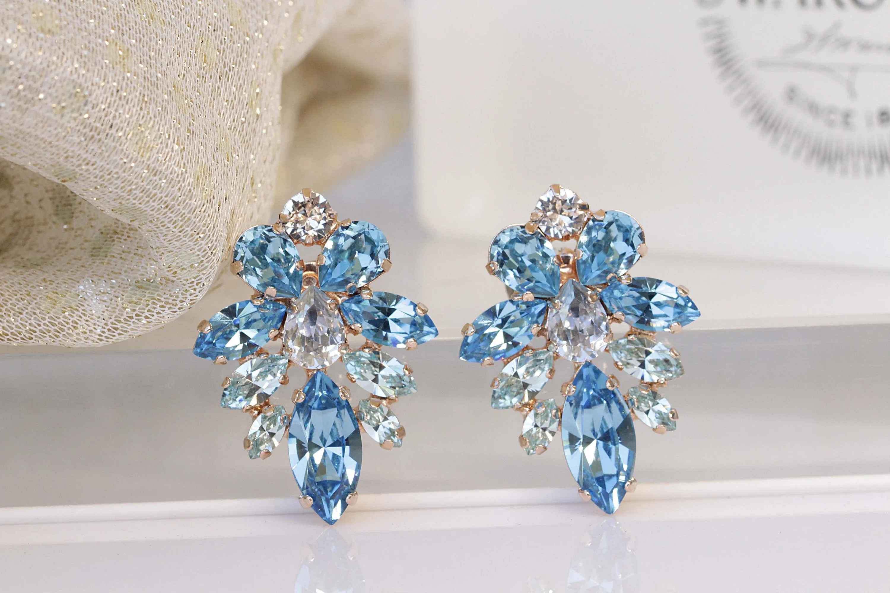 Blue Topaz Woman EARRINGS