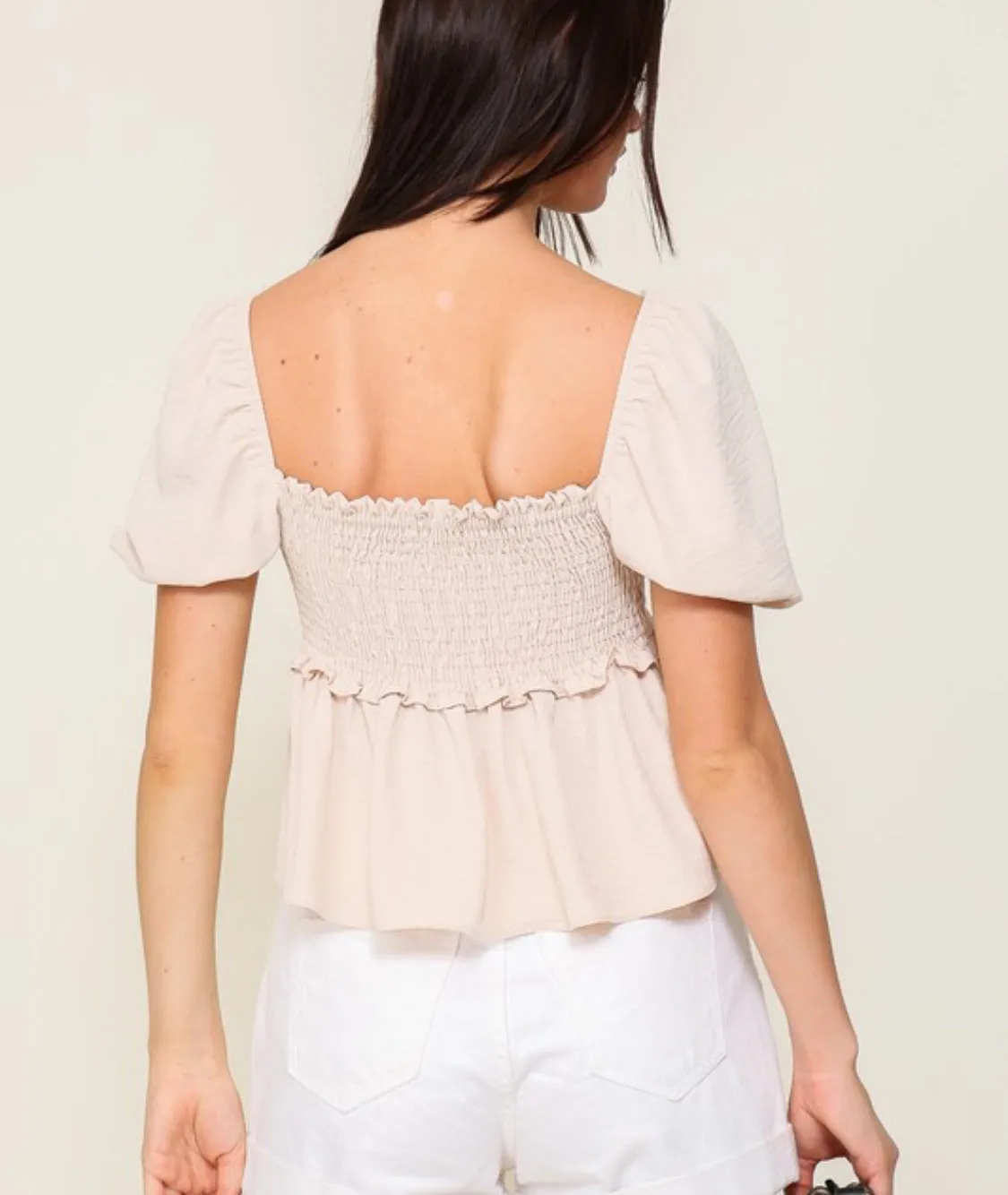 Brooklyn Top | Oatmeal