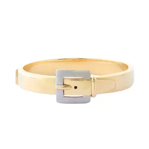 Buckle Bangle Bracelet - Matte Finish