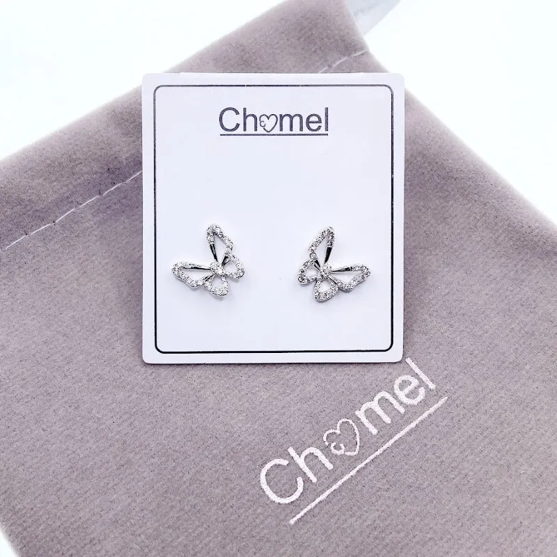 Butterfly Cubic Zirconia Earrings