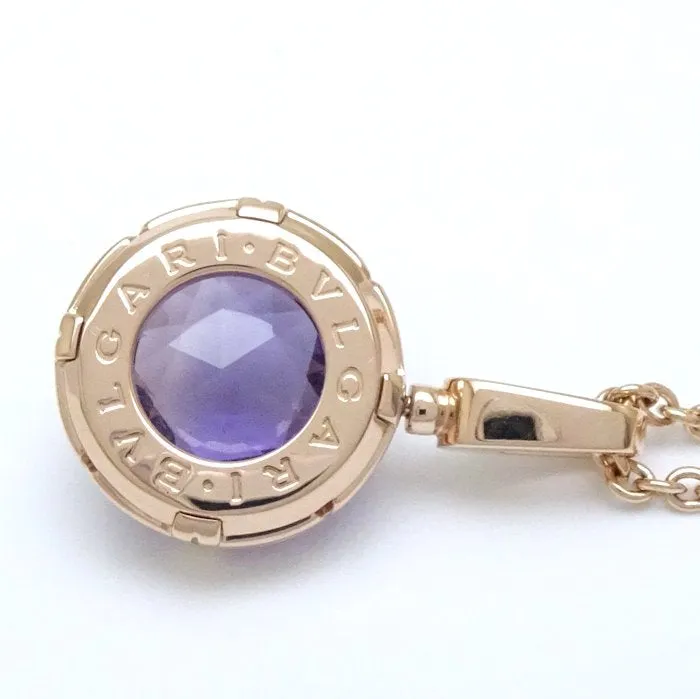 Bvlgari Amethyst Diamond Necklace K18PG