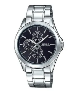 Casio Men's Standard Analog Silver Stainless Steel Band Watch MTPV302D-1A MTP-V302D-1A