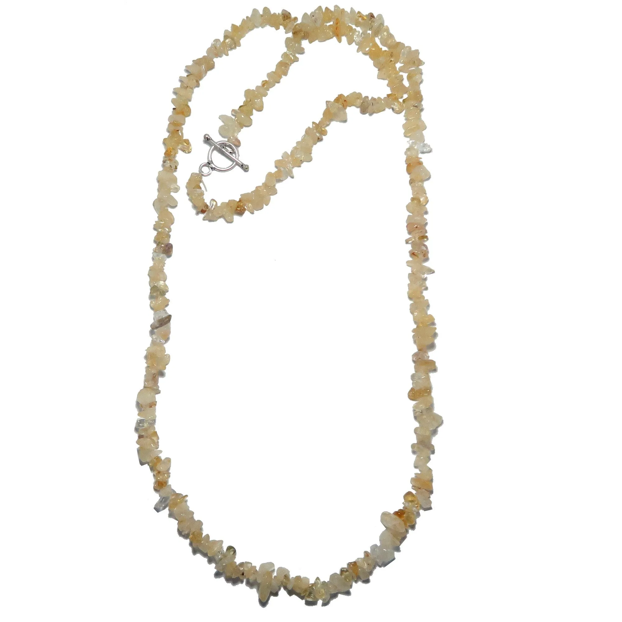 Citrine Necklace Yellow Strands of Royalty