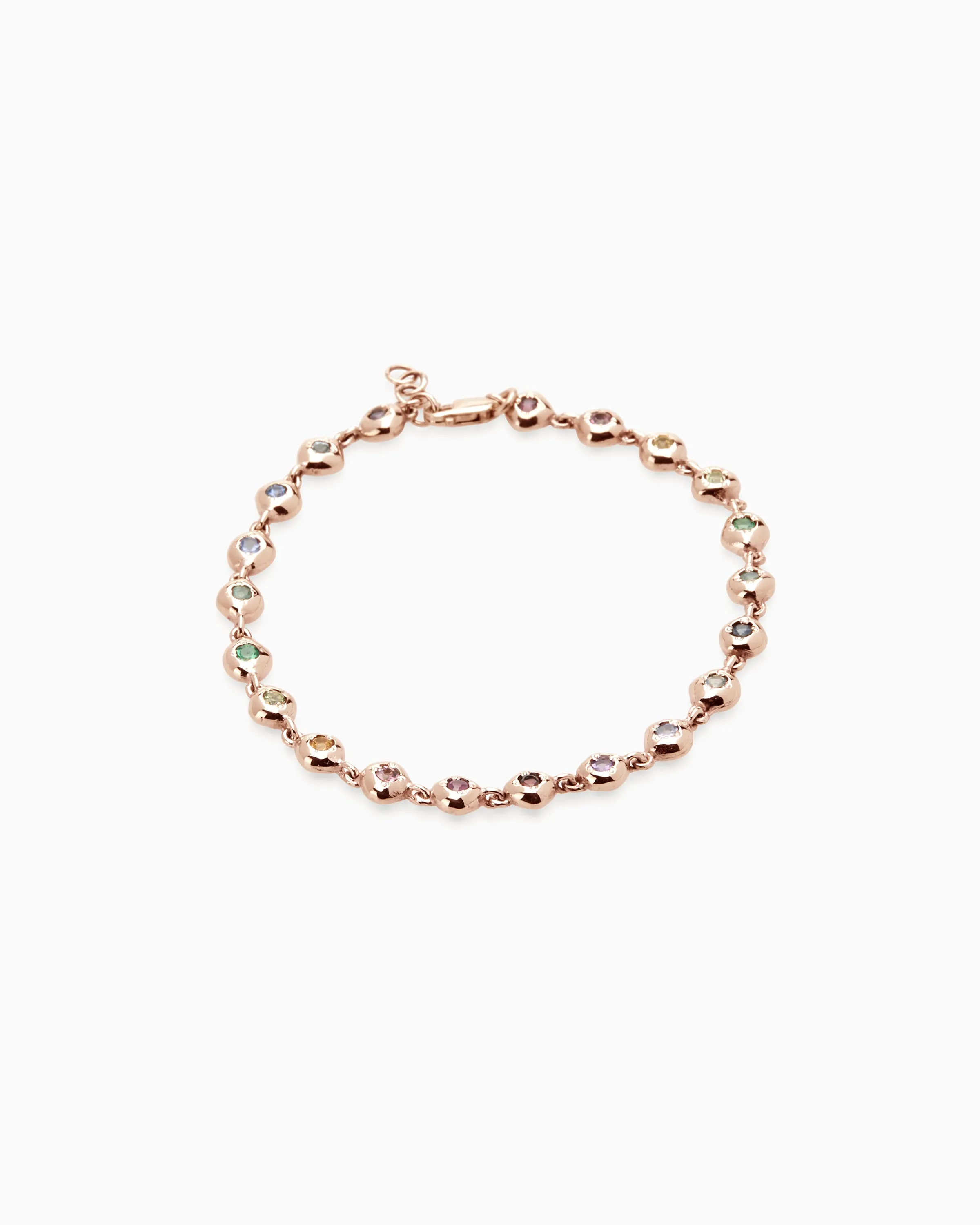 Collective Stone Bracelet | Rose Gold