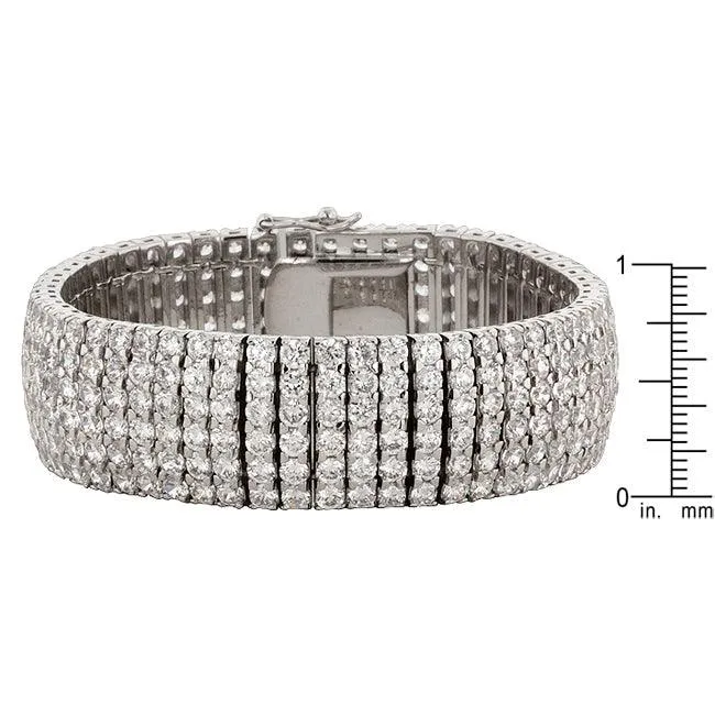 Cubic Zirconia Elegance Formal Bracelet