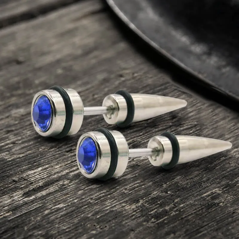 CZ Stone Stainless Steel Stud Earring