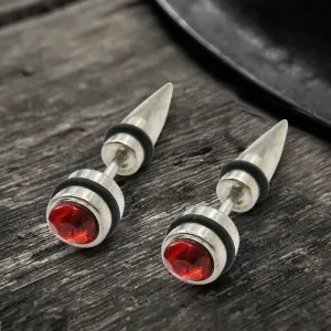 CZ Stone Stainless Steel Stud Earring