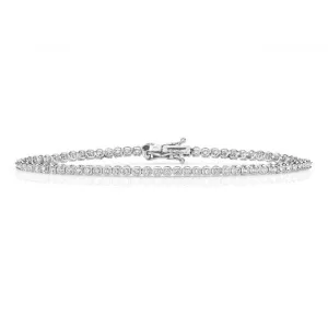 Diamond Jewellery 9ct White Gold Diamond Bracelet BD026W