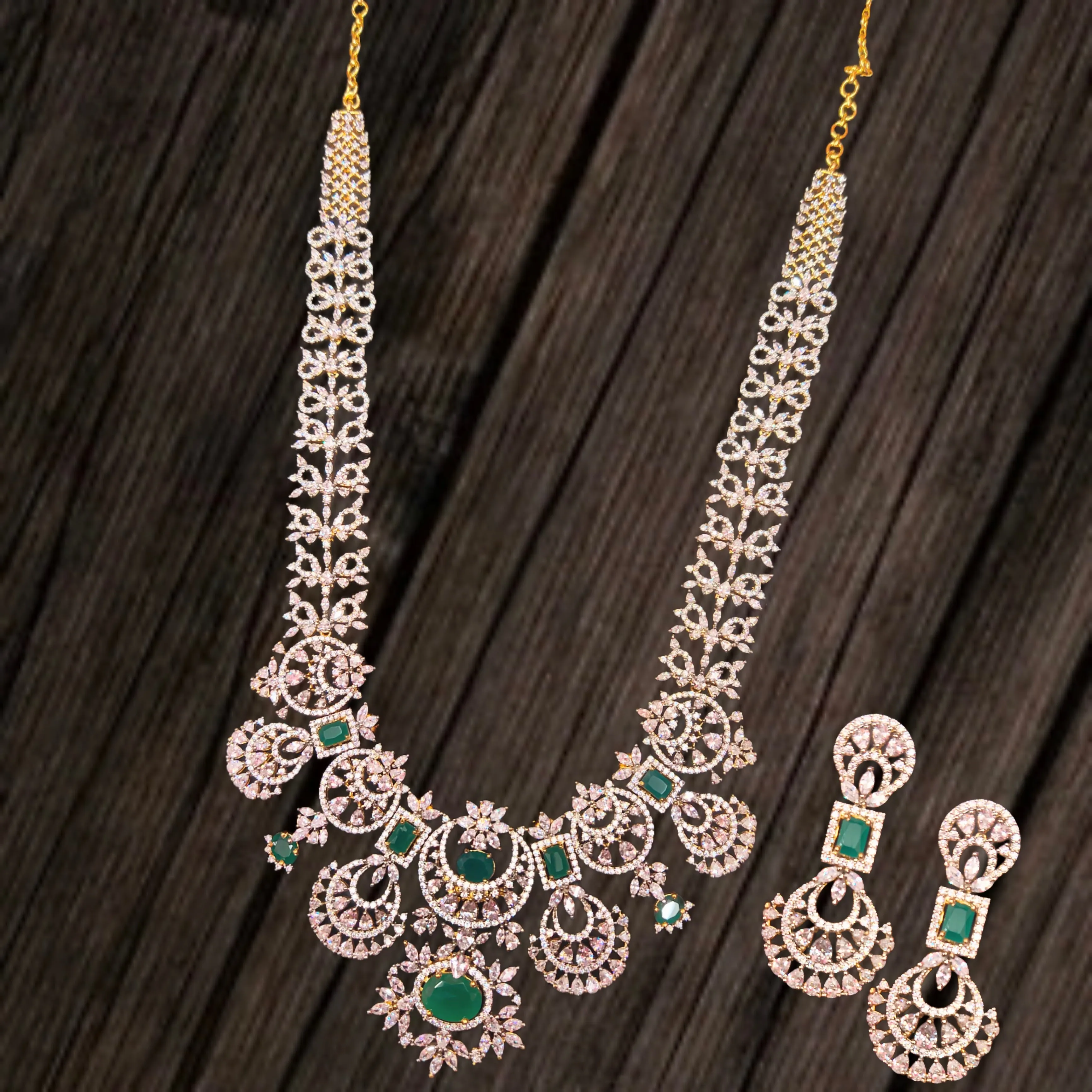 Discover the Splendor of the American Diamond Necklace by ASP Fashion Jewellery