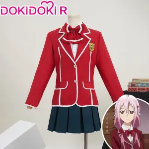 DokiDoki-R Anime Guilty Crown Cosplay Yuzuriha Inori Uniform Costume