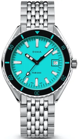 DOX Watch Sub 2 Aquamarine Bracelet