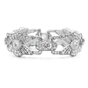 Edwardian Diamond Set Bracelet - Platinum