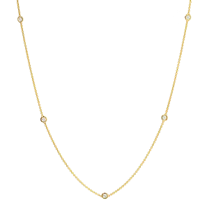 Extra Long Diamond Strand Necklace