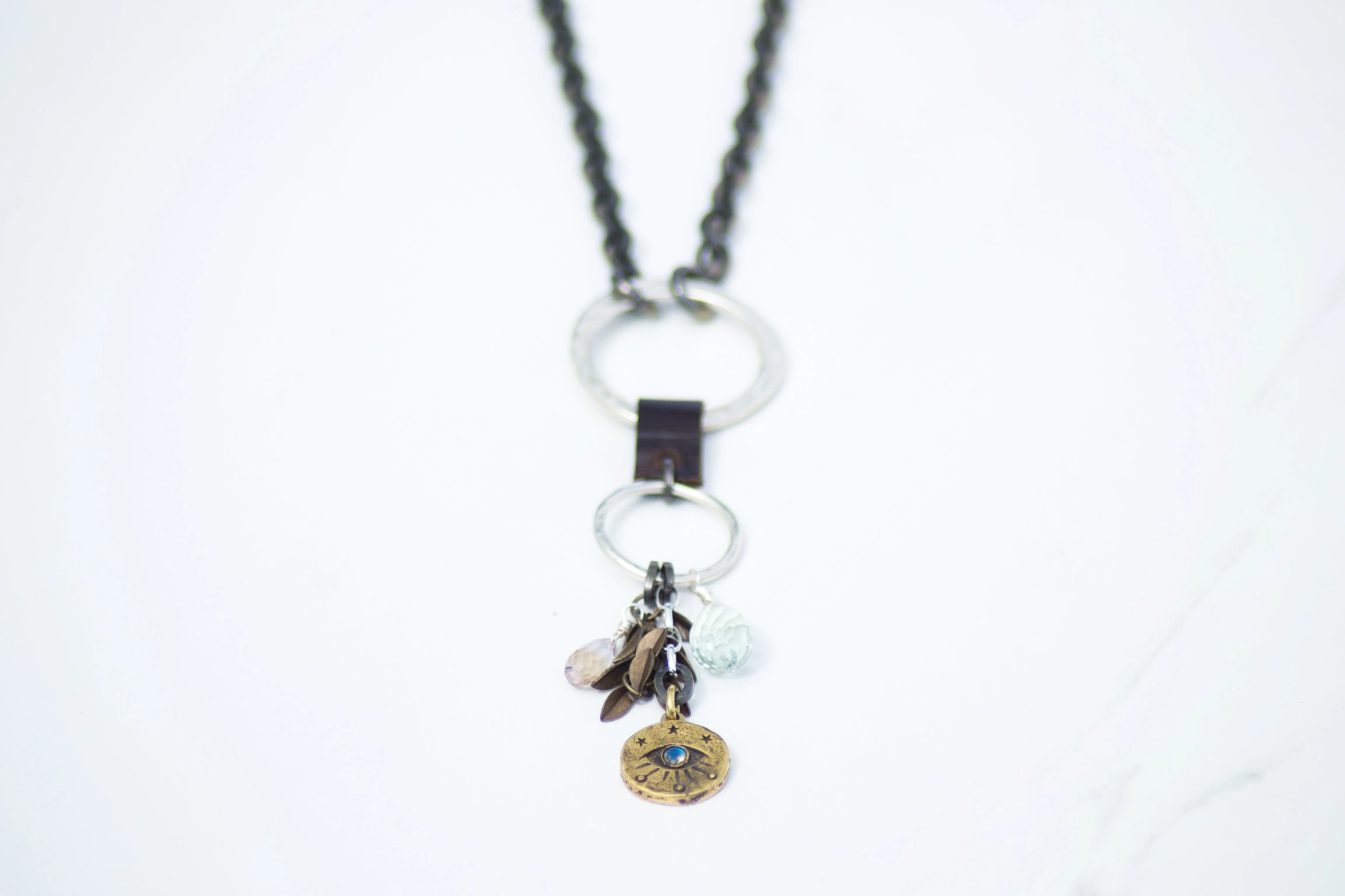 Feather Eye Necklace