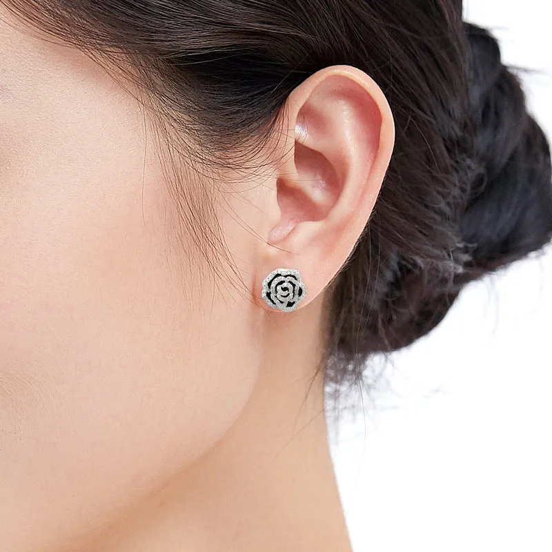 Flower Cubic Zirconia Earrings