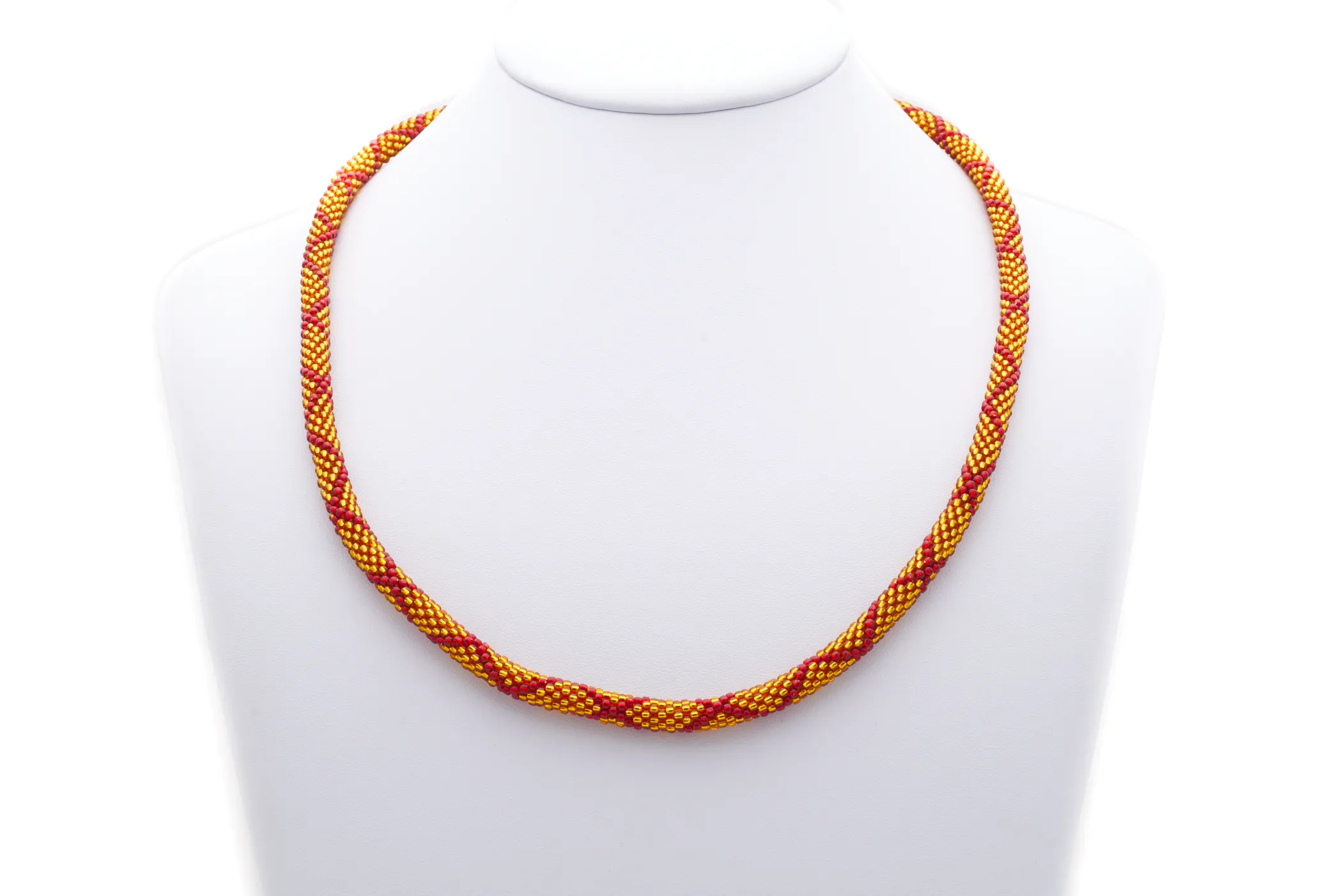 Garnet and Gold Necklace