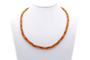 Garnet and Gold Necklace