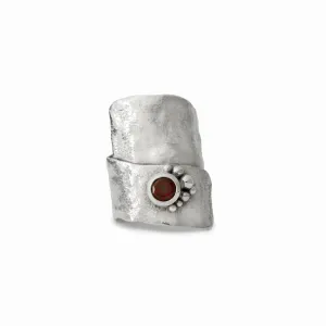 Glacier Garnet Ring