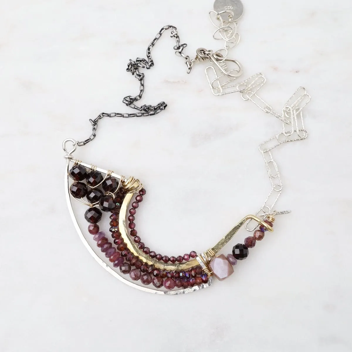 Graceful Garnet Necklace