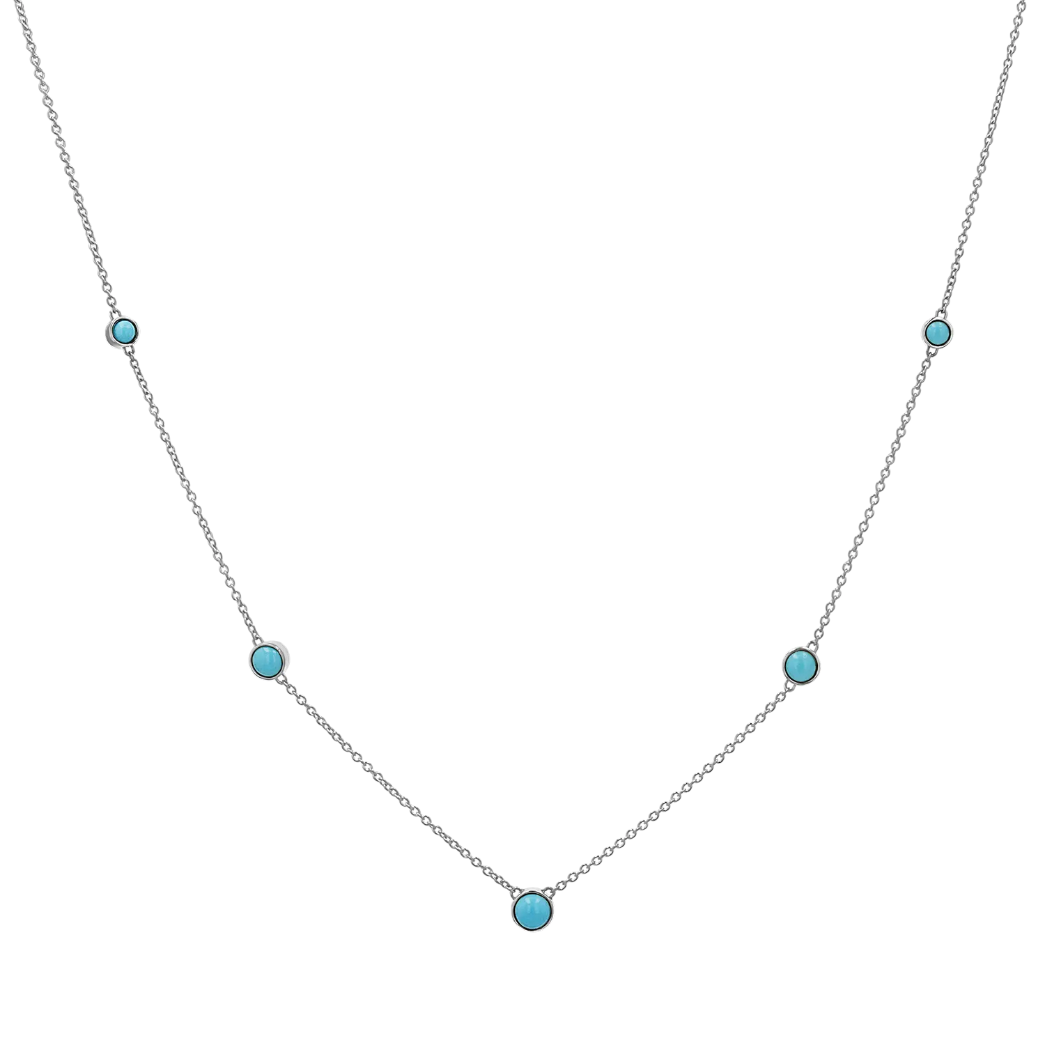 Graduating Genuine Turquoise Necklace