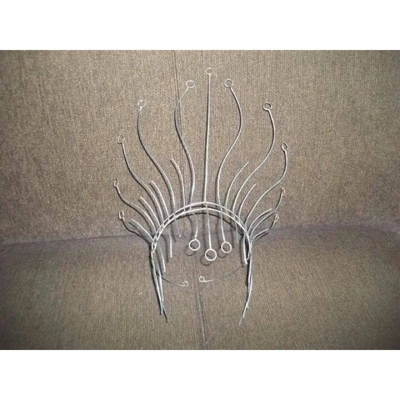 Headdress Wire Frame - Swirl Rays