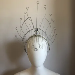 Headdress Wire Frame - Swirl Rays