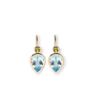 Hera Earrings in Sky Blue Topaz