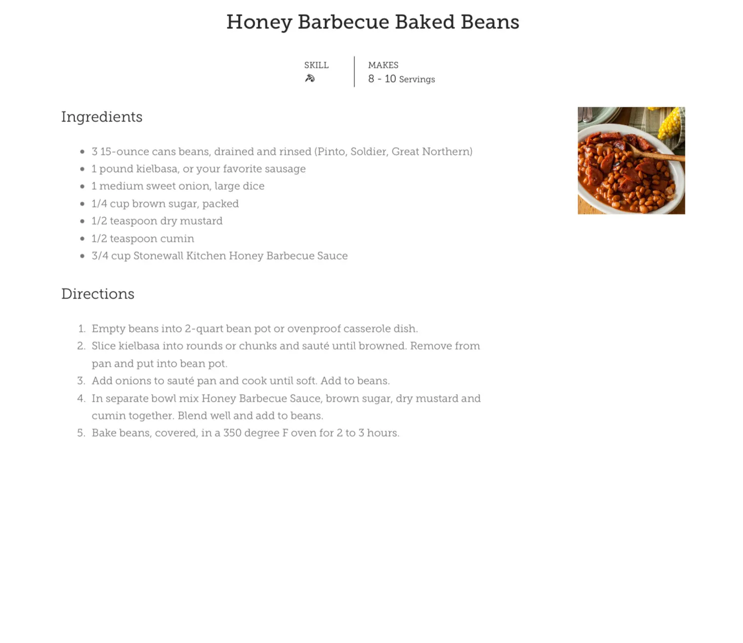 Honey Barbecue Sauce