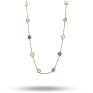 Ippolita 18k Yellow Gold Lollipop Multi-Stone Station Necklace