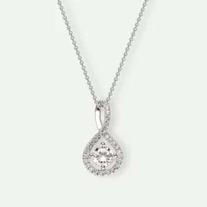 Kirsty | 9ct White Gold 0.33ct tw Lab Grown Diamond Necklace