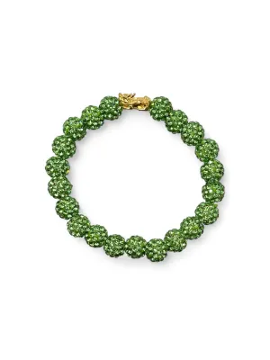 LIGHT GREEN SWAROVSKI BRACELET