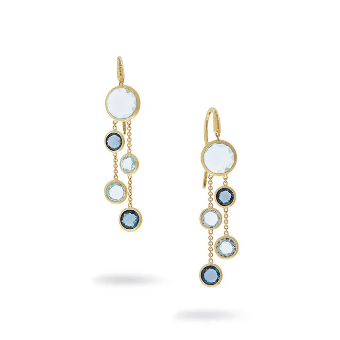 Marco Bicego Jaipur Color Two Strand Earrings OB1290-MIX725-Y