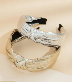 Metallic Headband | Silver