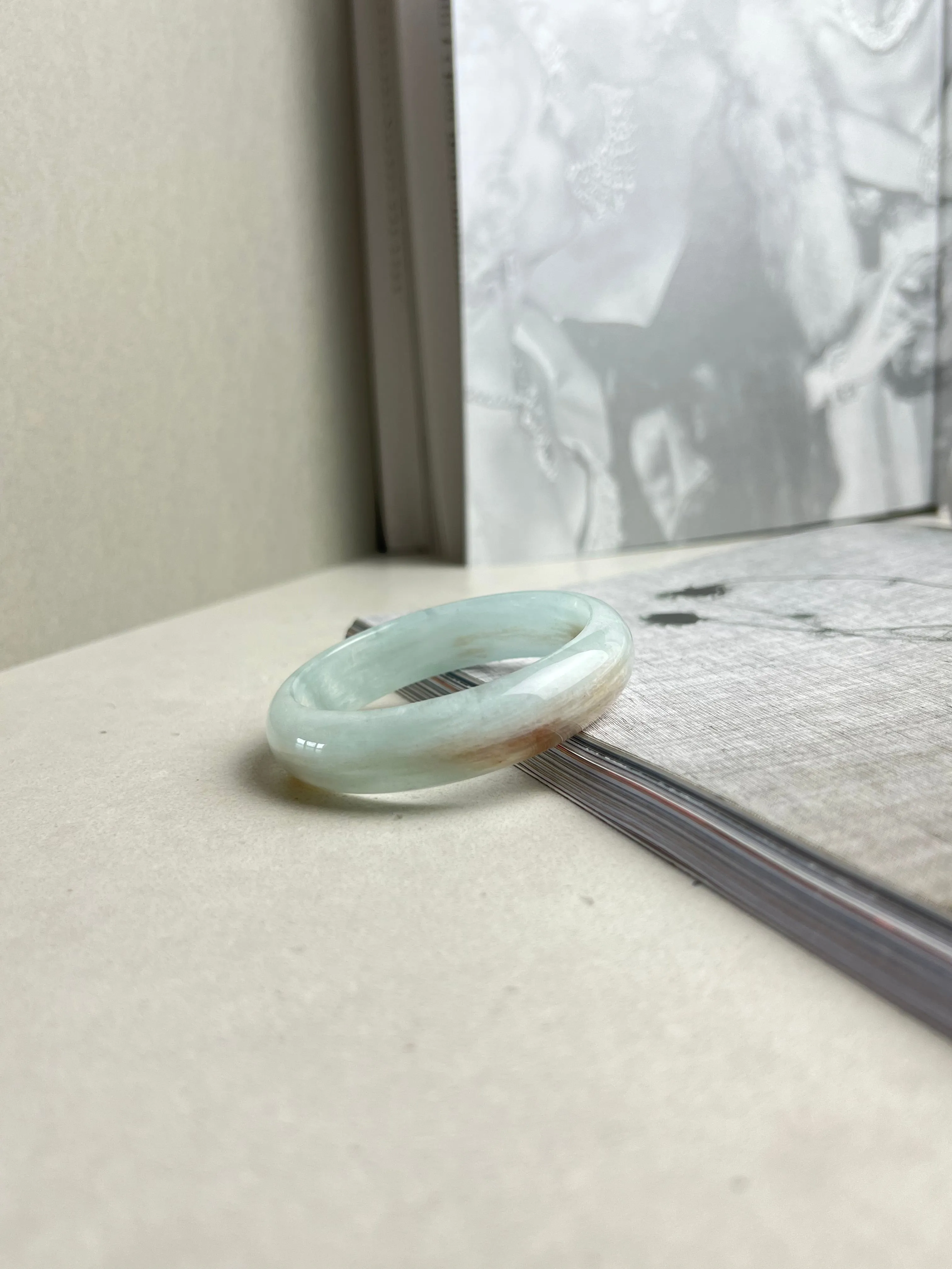 Natural Aquamarine Bangle