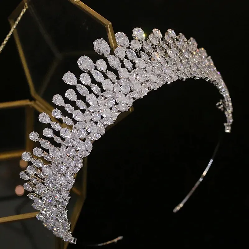 New-bride-tiara crystal headdress