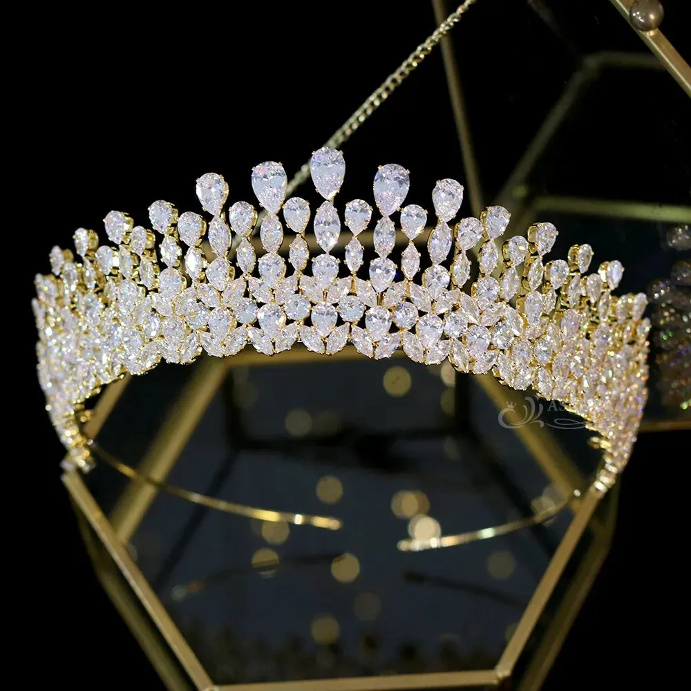 New-bride-tiara crystal headdress