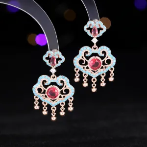 New Chinese style high-end ancient style earrings