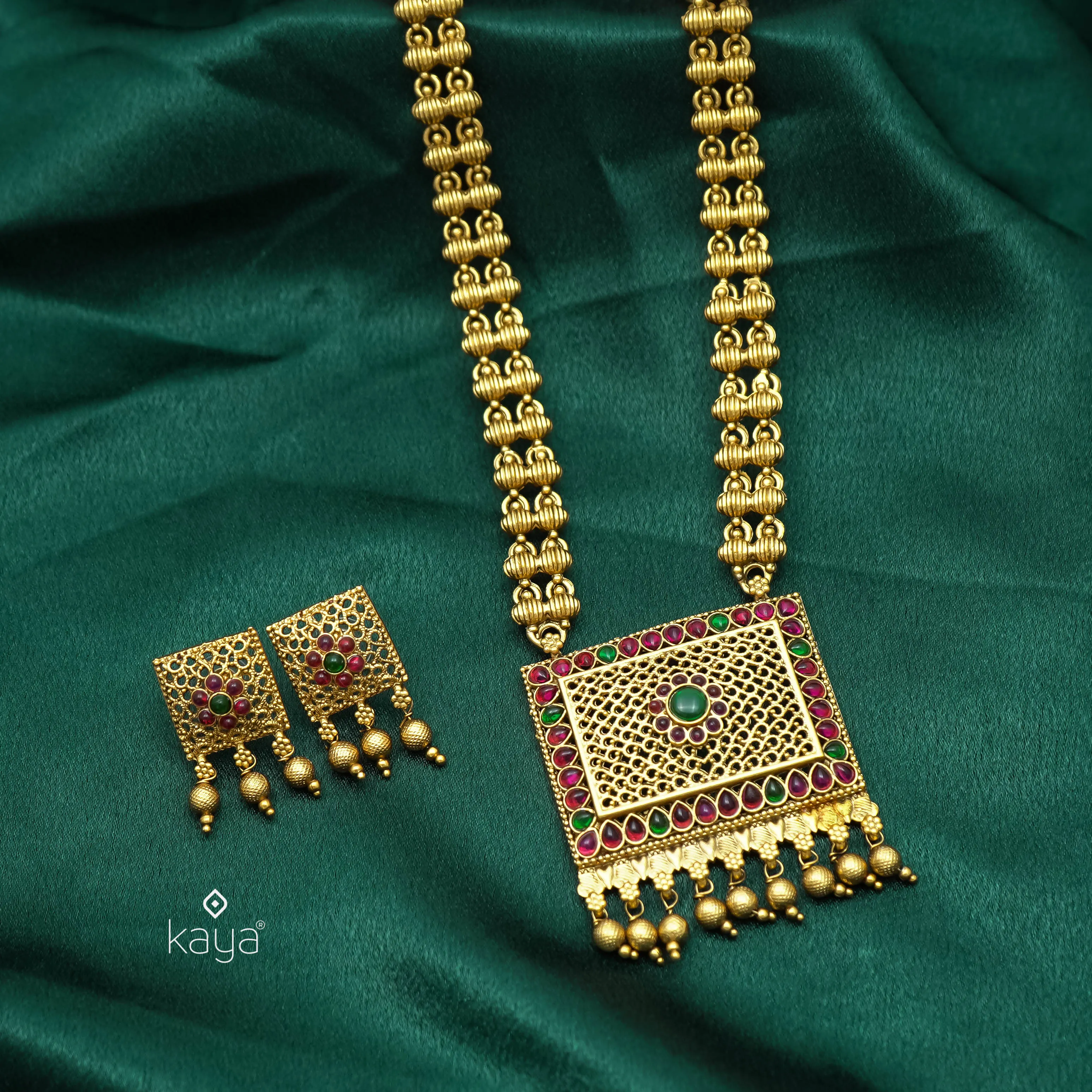 NV101238 - Premium Antique haram Necklace set