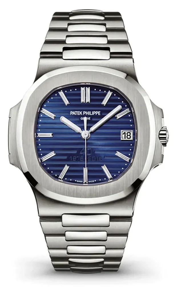 patek philippe nautilus 40th anniversary limited edition of 700 pieces platinum men's watch ref. 5711/1p-001