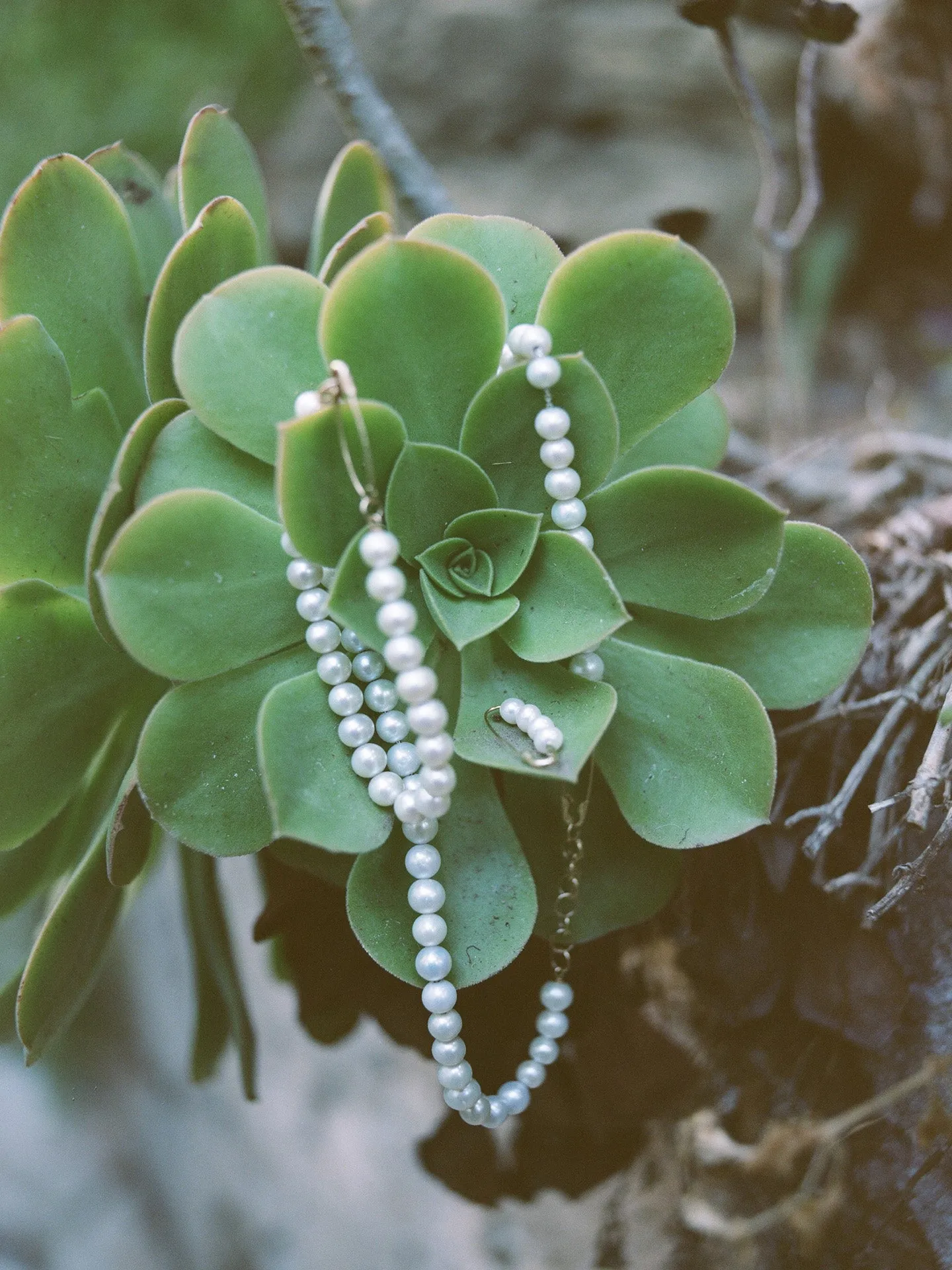 Pearl Safety Pin Bracelet