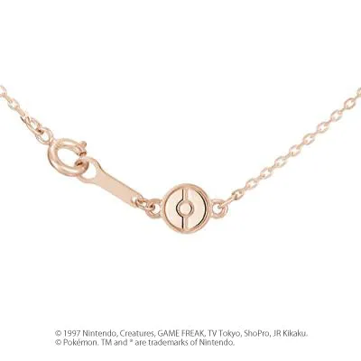 [Pokémon]Jolteon & Pokéball necklace K18 rose gold