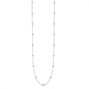 Roberto Coin Diamonds by the Inch 15 Diamonds Station Necklace