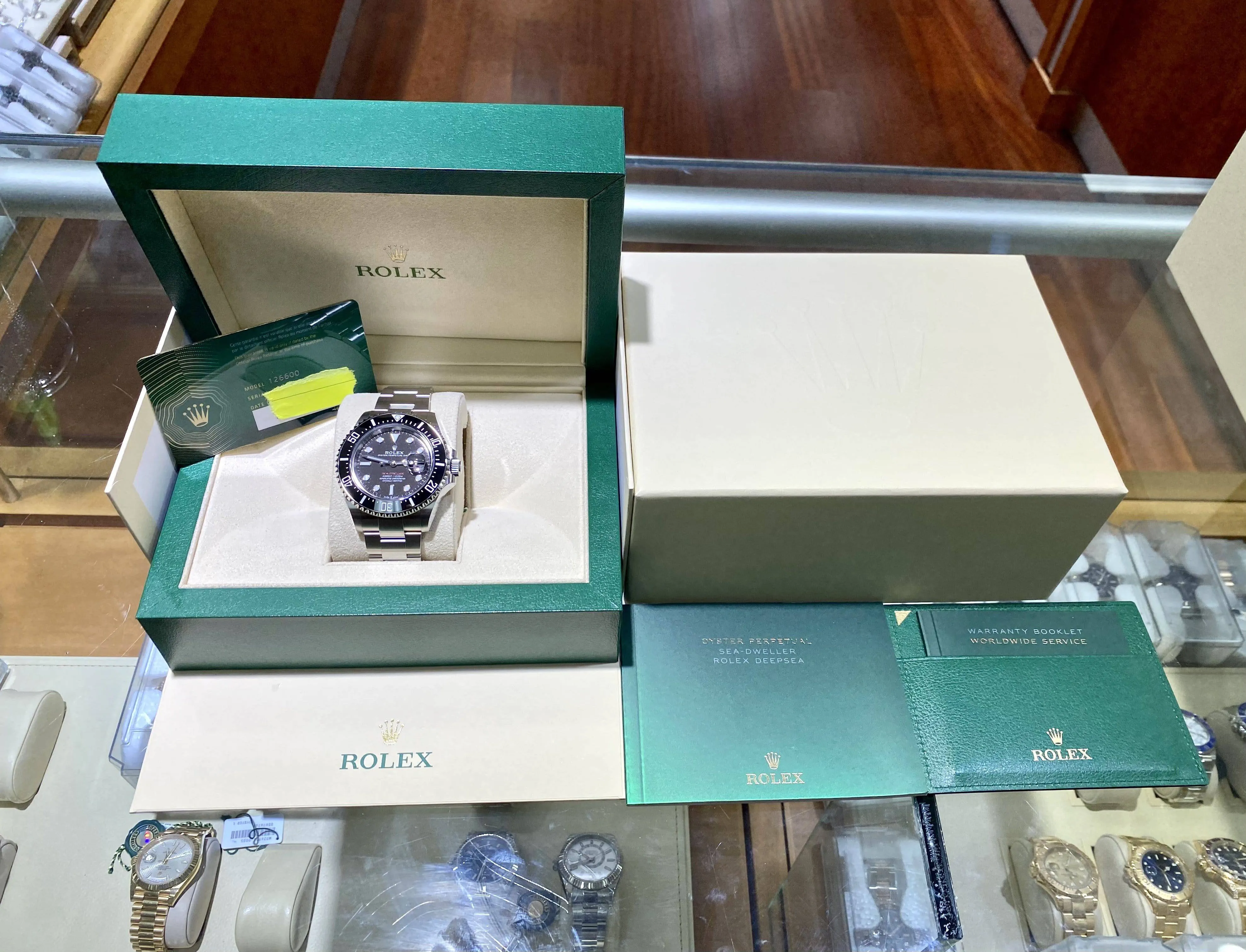 Rolex Oyster Perpetual Sea-Dweller Anniversary Model 126600 UNWORN